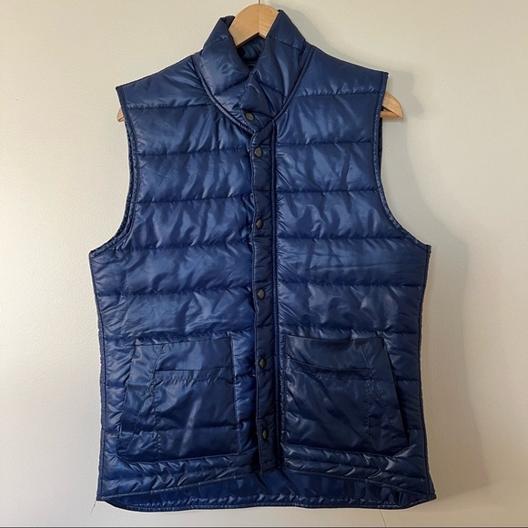 American Apparel Men’s Blue Puffy Vest‎ - Picture 1 of 6